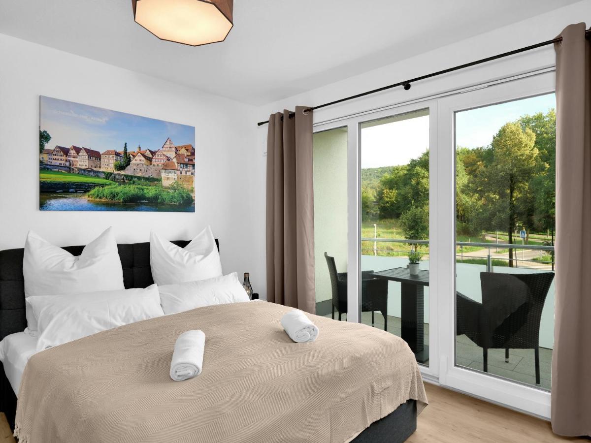 Inhome Studio Apartment - Kueche - Parken - Tv Schwäbisch Hall Dış mekan fotoğraf