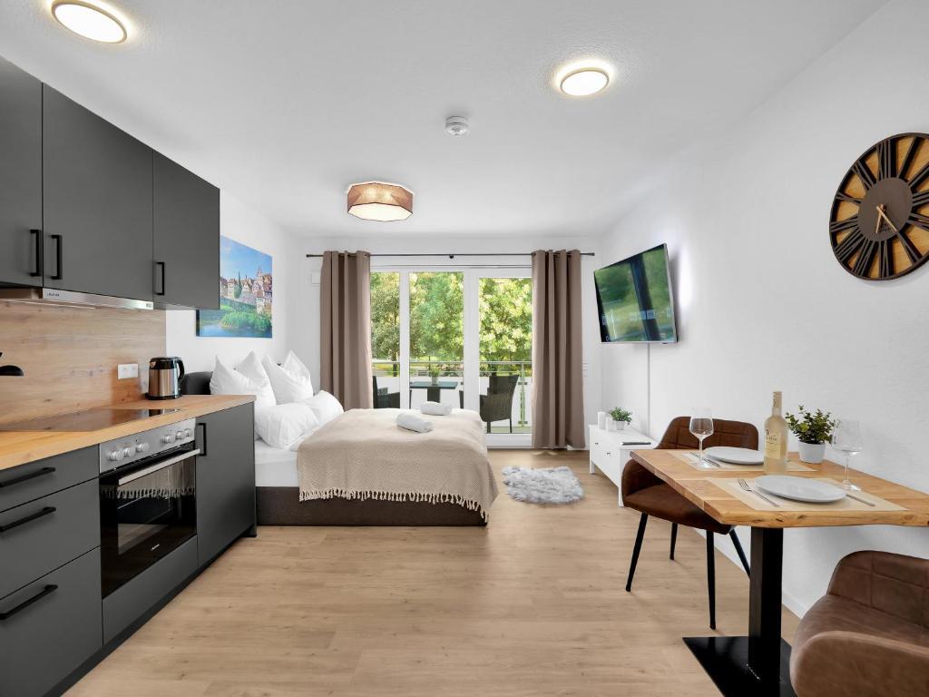 Inhome Studio Apartment - Kueche - Parken - Tv Schwäbisch Hall Dış mekan fotoğraf