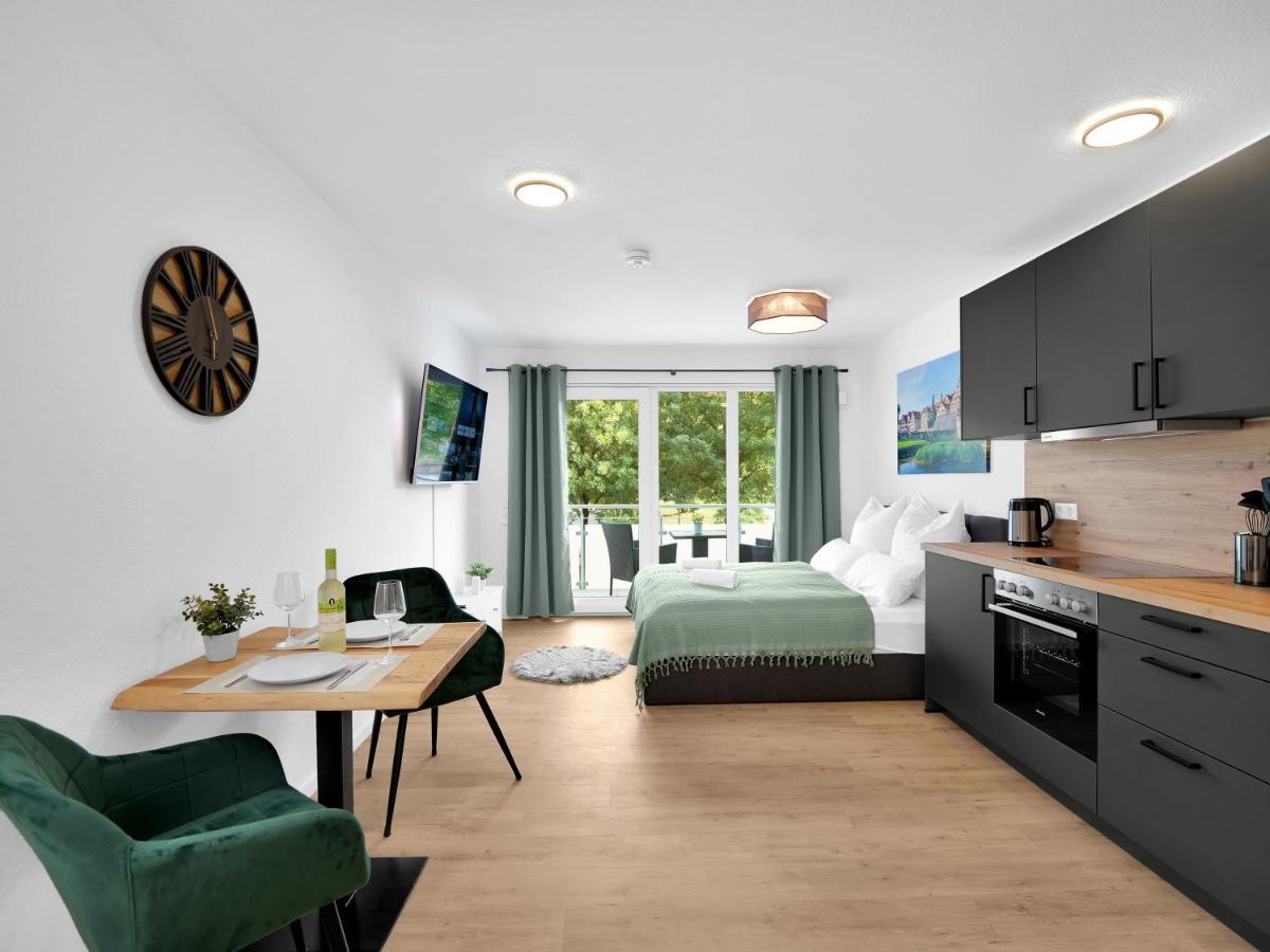 Inhome Studio Apartment - Kueche - Parken - Tv Schwäbisch Hall Dış mekan fotoğraf